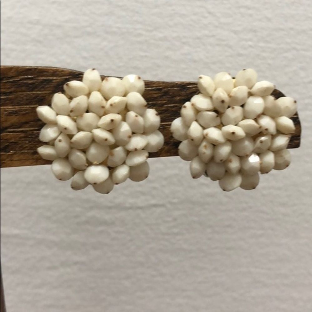 Vintage clip on earrings!